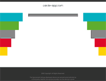 Tablet Screenshot of carde-app.com